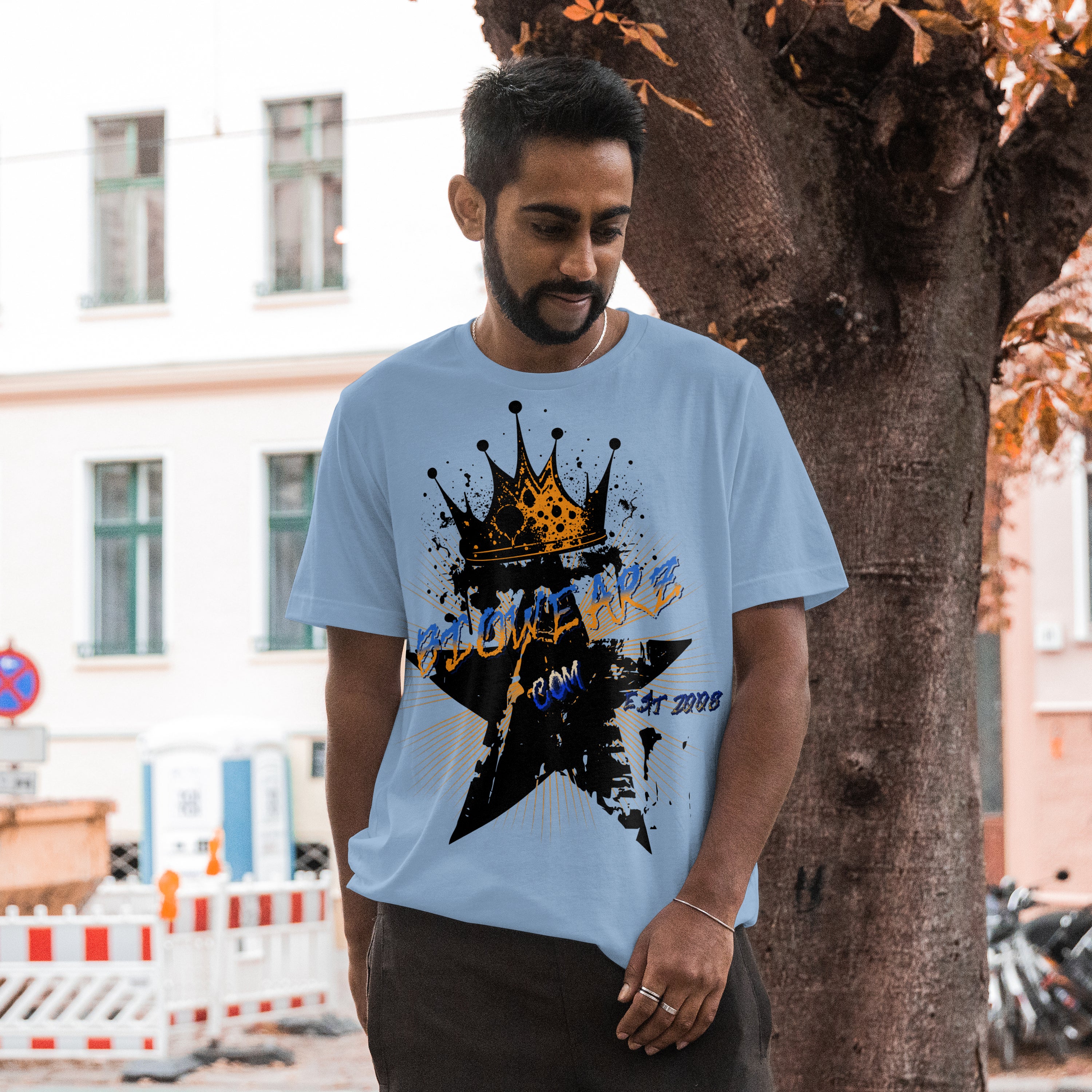 Star King Blue & Yellow (Carolina Blue)