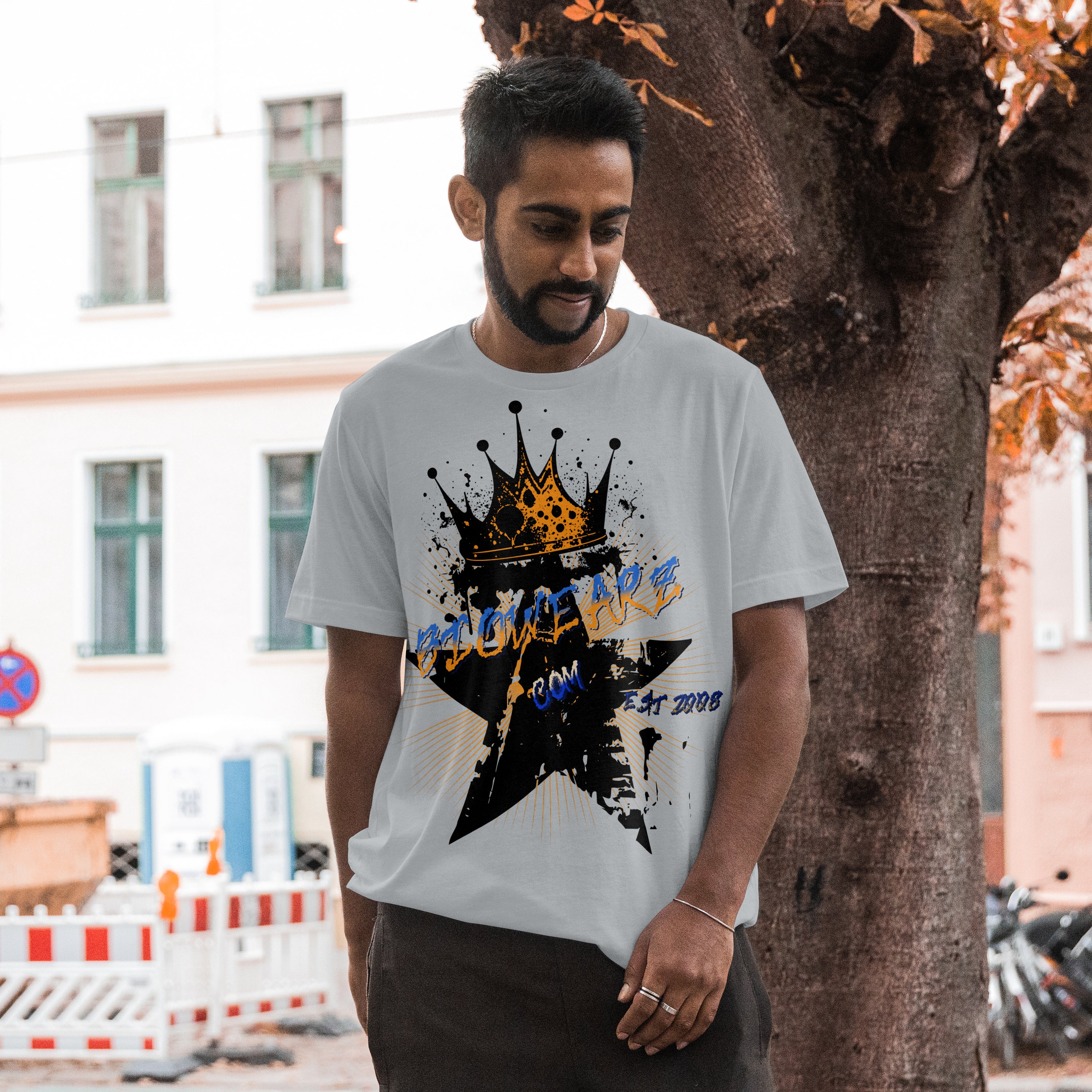 Star King Blue & Yellow (Icy Grey)