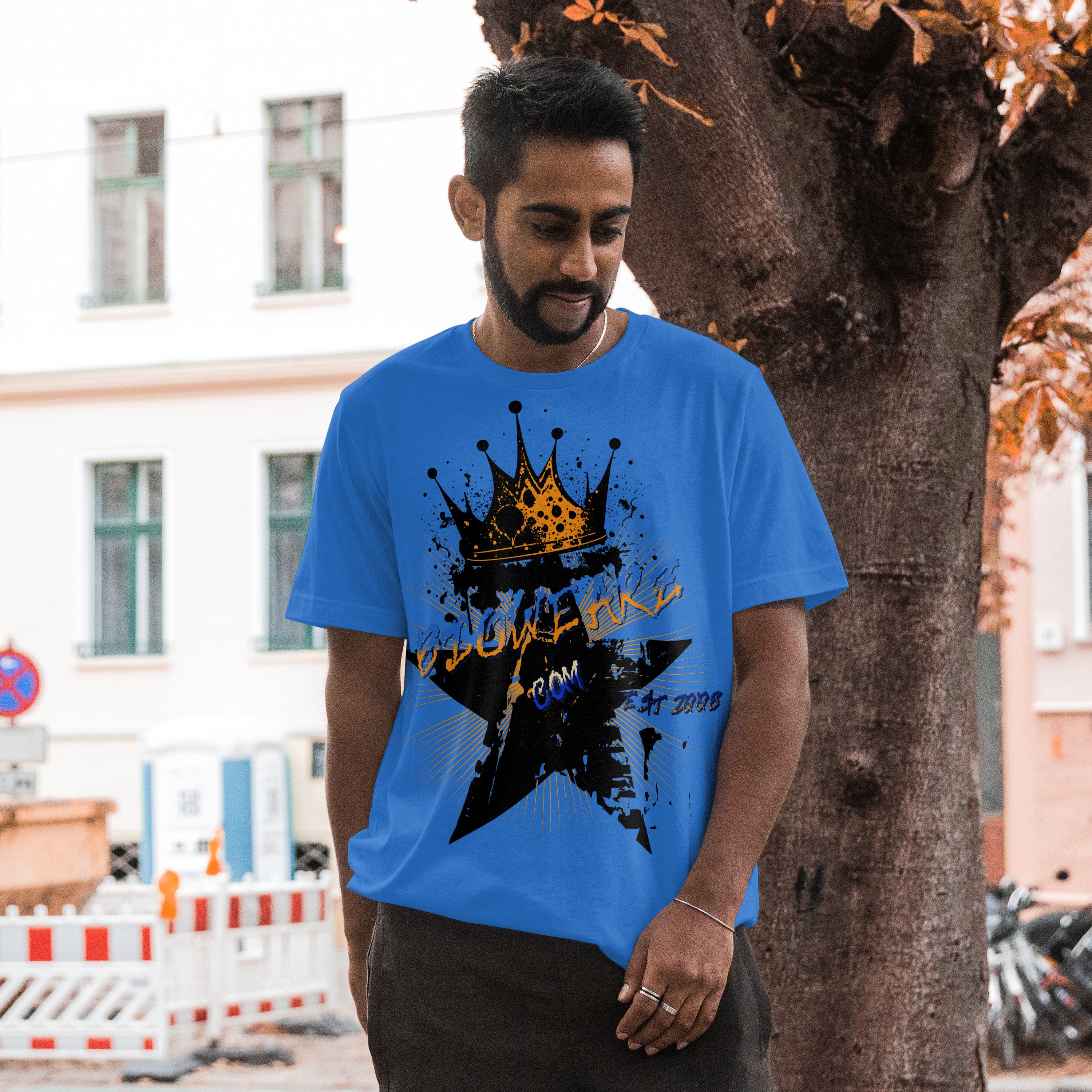 Star King Blue & Yellow (Lagoon Blue)