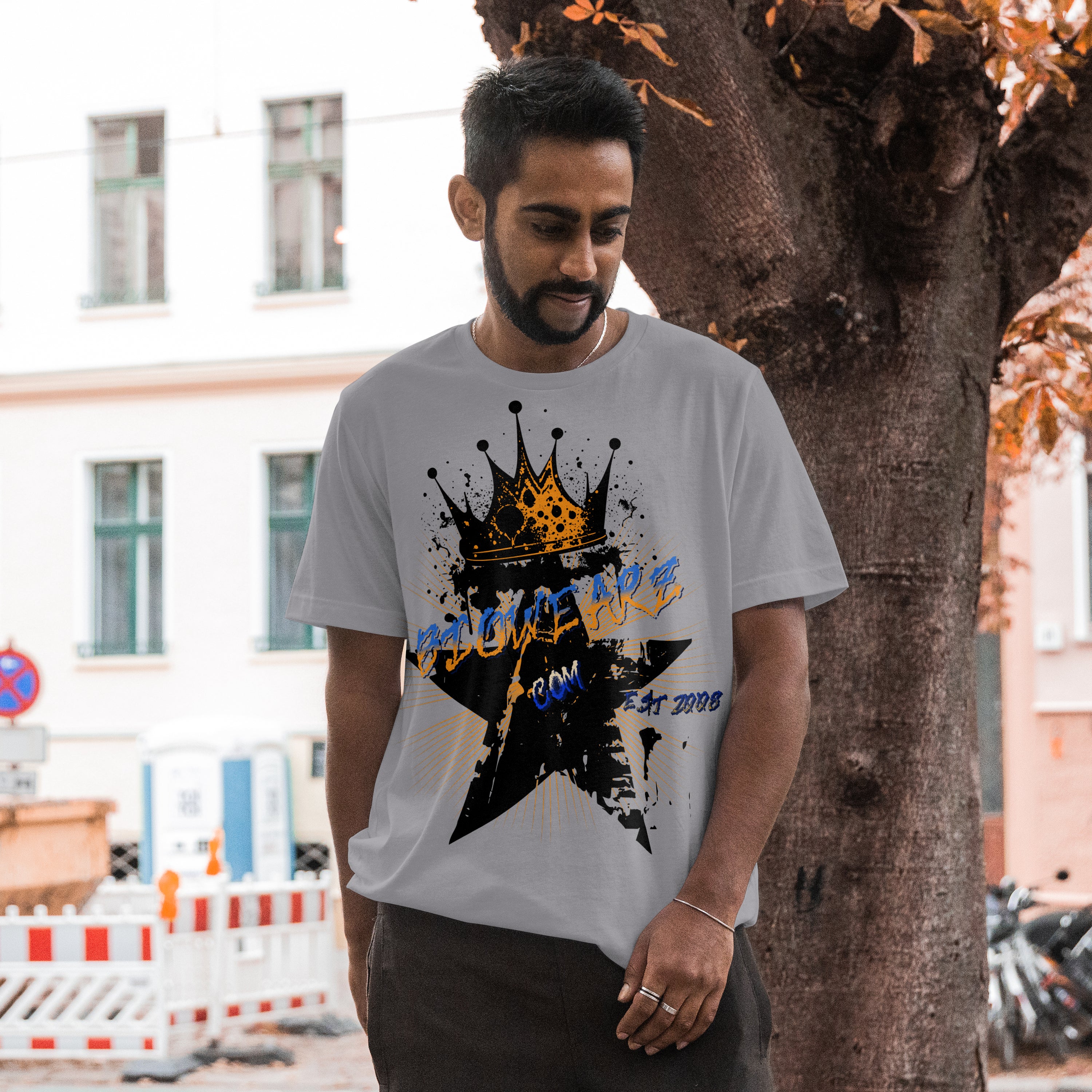 Star King Blue & Yellow (Sports Grey)