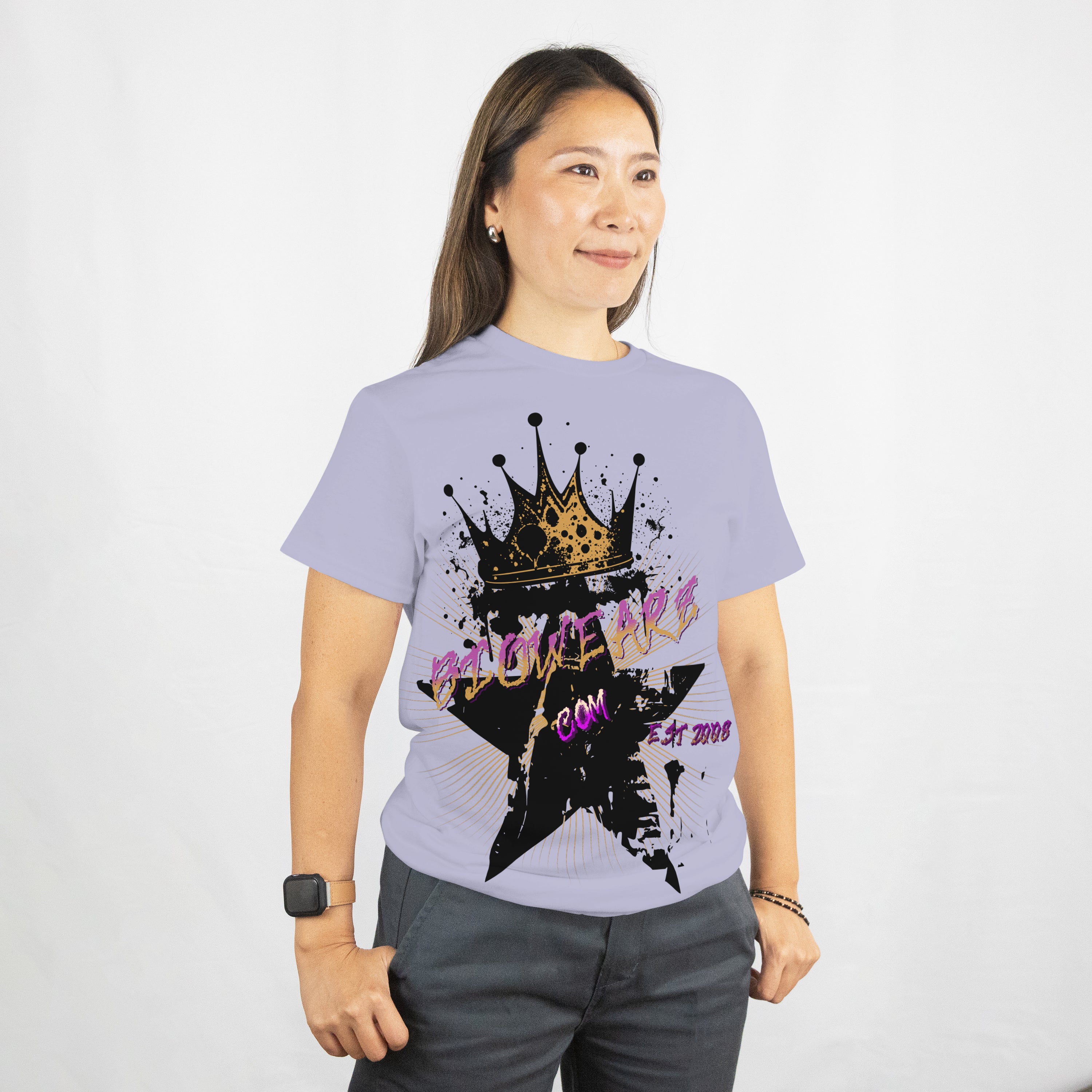 Star King Pink & Yellow (Heather Purple)