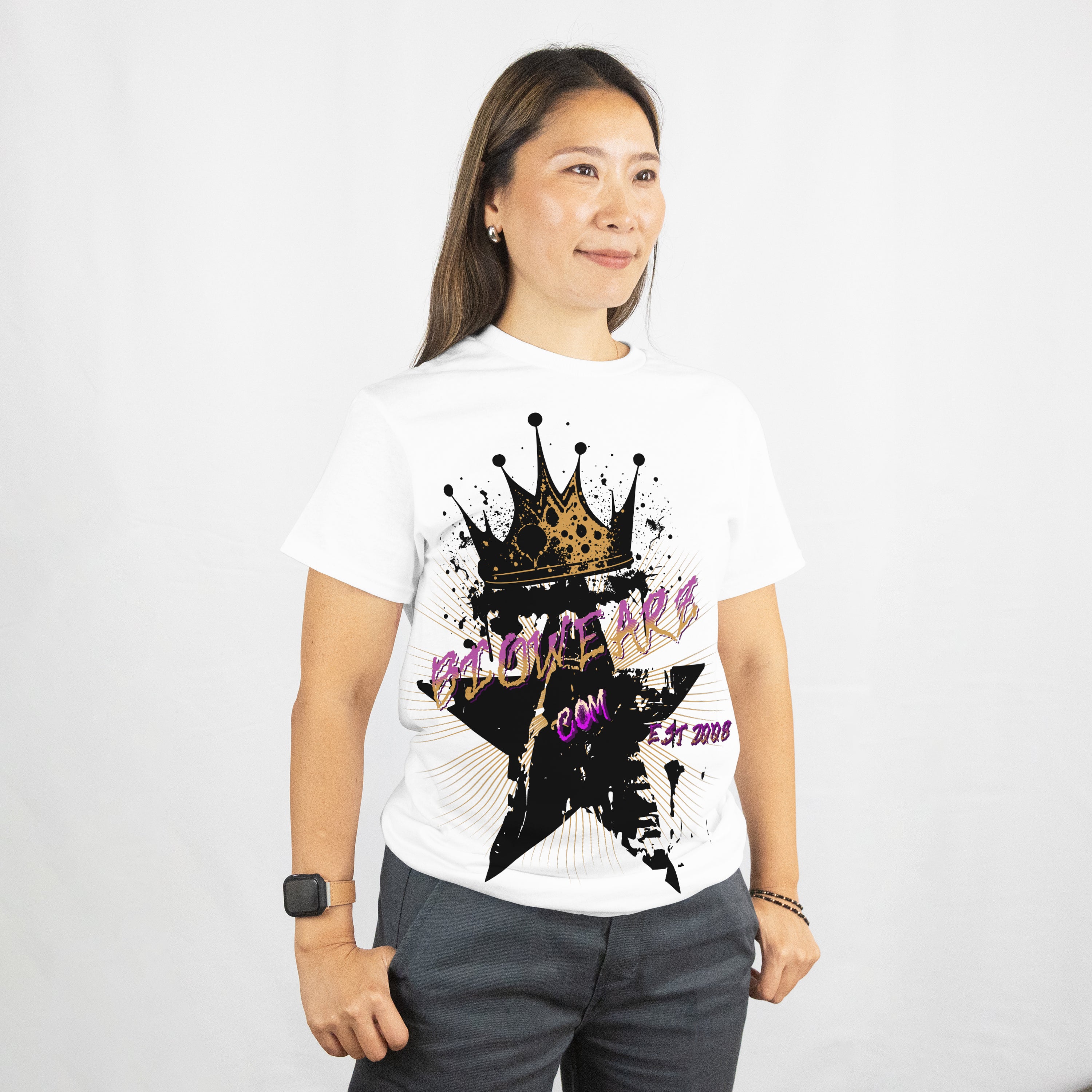 Star King Pink& Yellow (White)