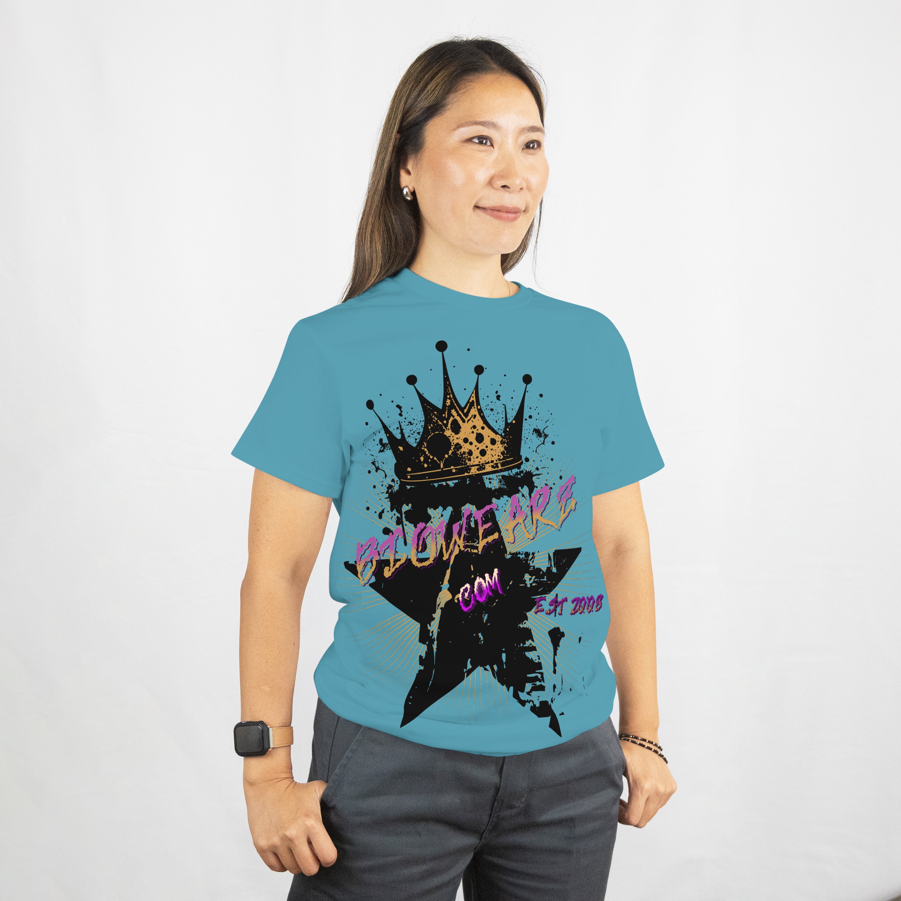 Star King Pink & Yellow (Caribbean Blue)